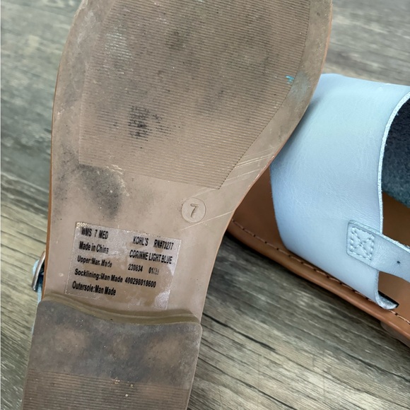 Sandals Blue size 7 - Picture 8 of 10